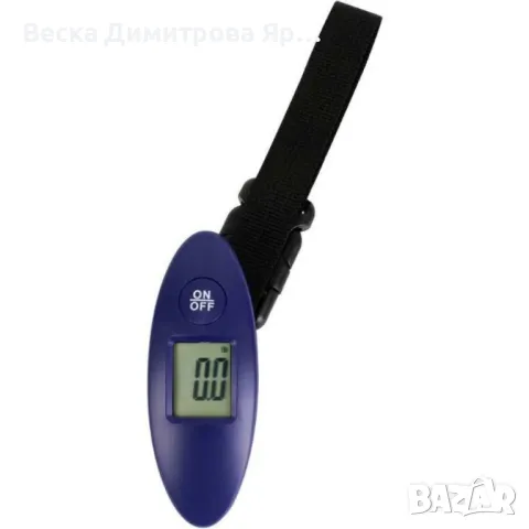 Везна за багаж, 50кг., Дигитална, 1бр. батерия, Син, снимка 2 - Друга електроника - 47566949