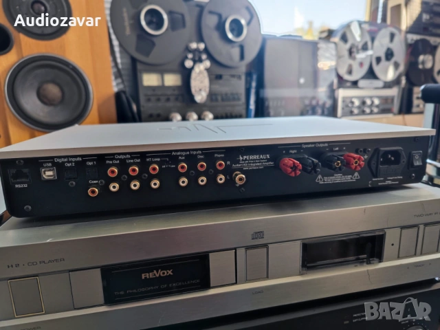 Perreaux Audiant 80i интегриран Hi End усилвател с DAC и фоно вход, снимка 3 - Ресийвъри, усилватели, смесителни пултове - 53447717