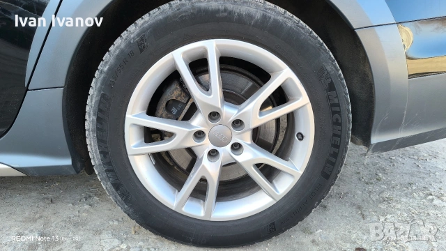 18' летни джанти със зимни гуми 235/55/18 Мишелин 