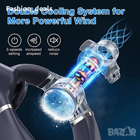 Нов преносим вентилатор за врата с двойна охлаждаща плоча/ Къмпинг Туризъм Спорт, снимка 4 - Спортна екипировка - 41528995