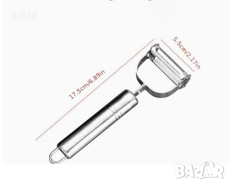 2 в 1 Нож белачка за зеленчуци паста спагети на ленти , снимка 3 - Аксесоари за кухня - 44750662