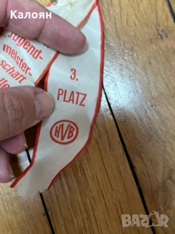 Значка за 3-то място немска , снимка 3 - Колекции - 50569906