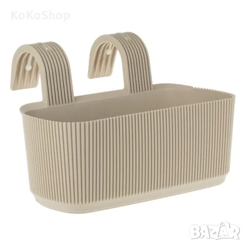 Сандъче за цветя за парапет-29x21x19 см./Кашпа за парапет/кашпа за балкон/кашпа 