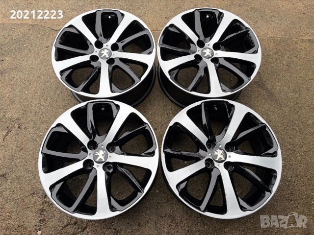 4 броя алуминиеви джанти за Peugeot 207,208,301,308,3008  17, снимка 3 - Гуми и джанти - 52583982