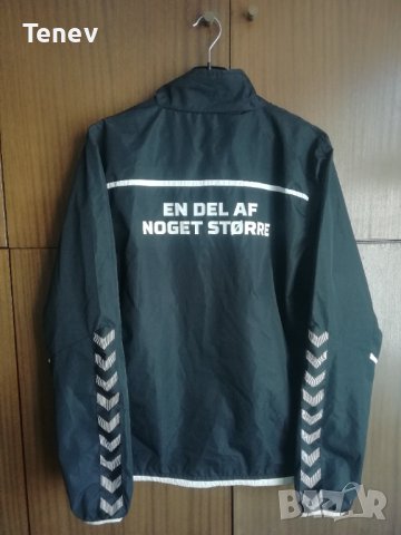 Denmark Hummel Дания оригинално черно мъжко яке L размер, снимка 2 - Якета - 41386749