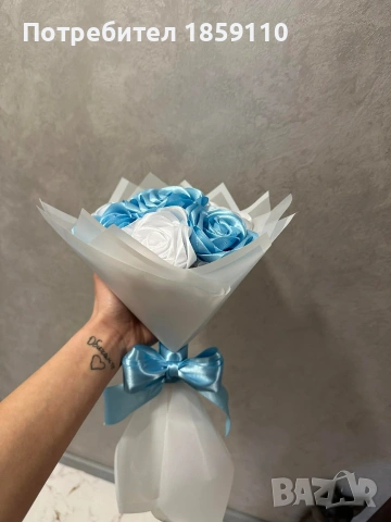 вечен букет от рози , снимка 12 - Изкуствени цветя - 52890328