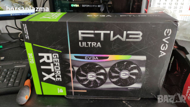 Ново !!! Видео карта EVGA GeForce RTX 3070 Ti XC3 ULTRA LHR 8.0 GB OC , снимка 18 - Видеокарти - 36010055