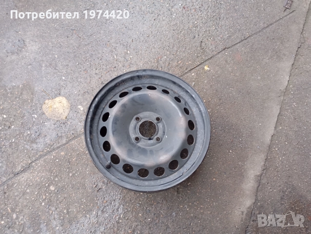 Продавам 4броя джанти железни 4/100/15  за Рено Клио 3 и 4 среден отвор 60.1