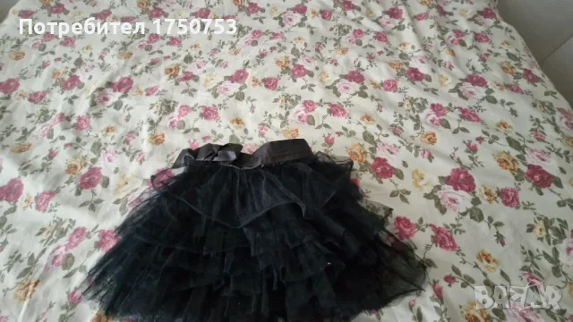 Детска черна тюлена пола , снимка 5 - Детски рокли и поли - 47316299