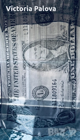 Дизайнерски шал MIMIC Copenhagen – 200×110 см, ефектен долар принт, красиво драпиране