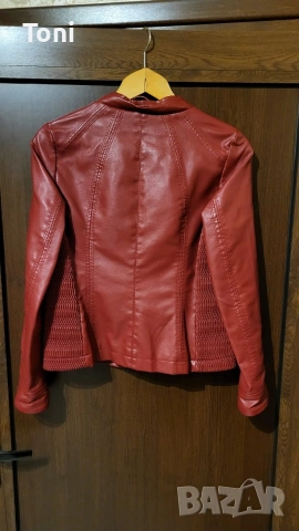 кожено яке чисто ново размер s еко кожа , снимка 6 - Якета - 53574926