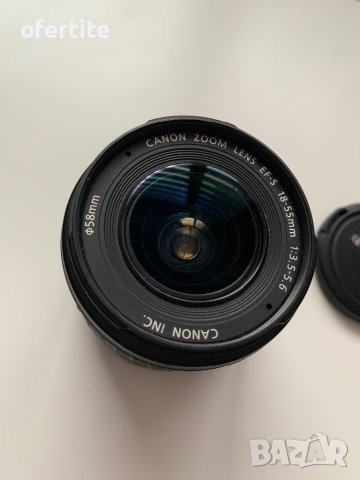 ✅ Обектив 🔝 Canon EFS 18-55 mm, снимка 5 - Обективи и филтри - 40315328