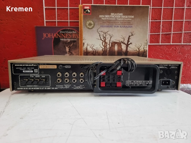 Усилвател MARANTZ SR-1100, снимка 6 - Ресийвъри, усилватели, смесителни пултове - 52131128
