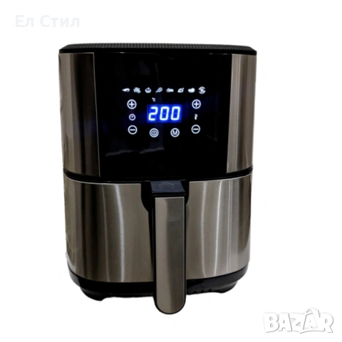 Най-ново поколение фритюрник за пържене без мазнина с капацитет, снимка 5 - Фритюрници - 53866809