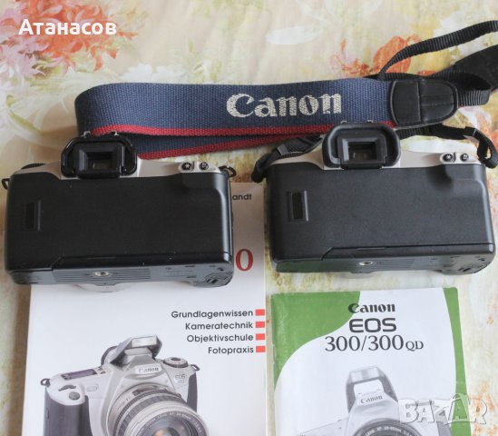 Canon EOS 300 лентов фотоапарат - два броя, снимка 4 - Фотоапарати - 39808681