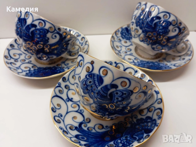 Руски порцелан , снимка 6 - Чаши - 52225872