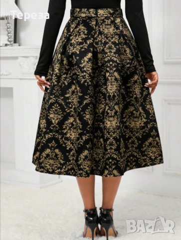 🆕 Коктейлна пола / 2XL-3XL , снимка 4 - Поли - 51243915