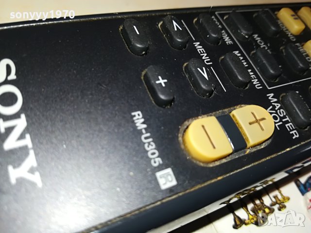 SONY RM-U305 AUDIO REMOTE-SWISS 2904231935, снимка 9 - Ресийвъри, усилватели, смесителни пултове - 40530340