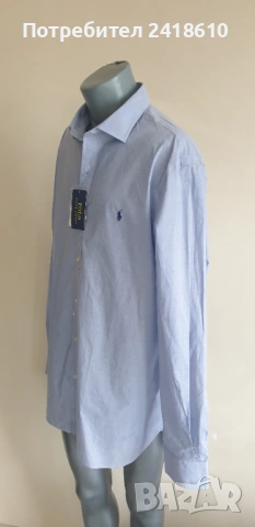 POLO Ralph Lauren Cotton Mens Size 18 / XL - 2XL ОРИГИНАЛ! НОВО! Мъжка Риза!, снимка 10 - Ризи - 53373114