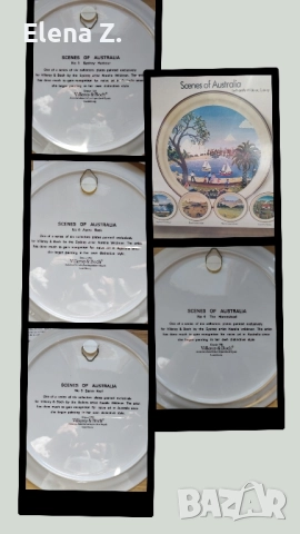 Villeroy & Boch чинии Австралия лимитирана серия, снимка 11 - Чинии - 52426484