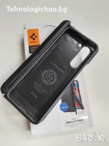 Калъф Spigen - Tough Armor, Galaxy Z Fold 5, черен, снимка 4 - Калъфи, кейсове - 49664535