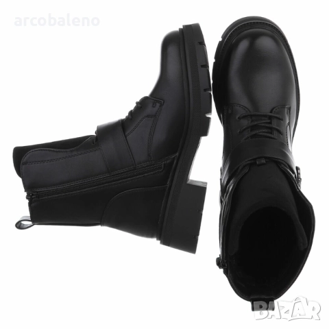 Дамски класически боти до глезена, 3цвята , снимка 3 - Дамски боти - 52804441