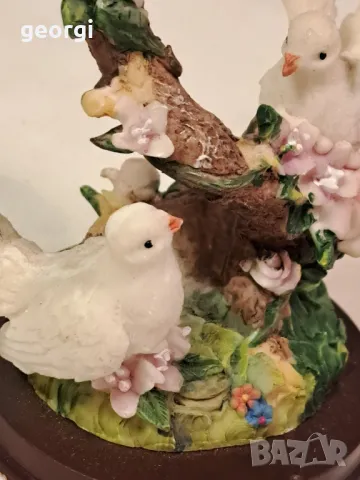 италианска фигурка гълъби  25/2, снимка 5 - Колекции - 50050749