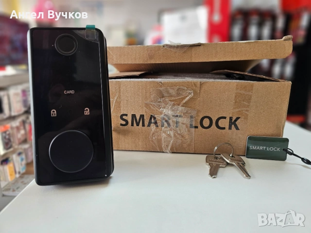 Smart брава с пръстов отпечатък/карта/ключ