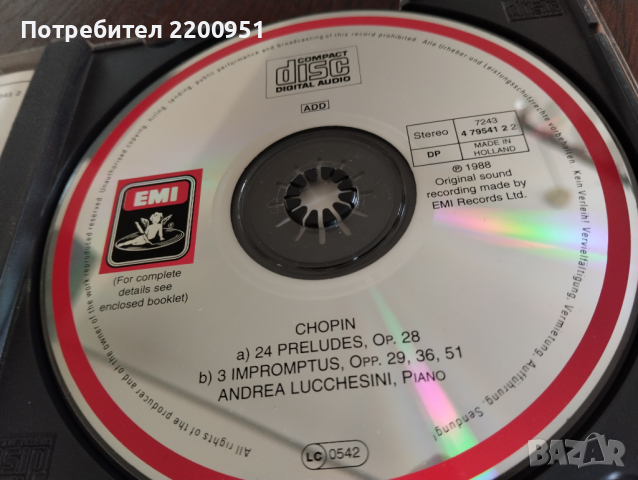 FREDERIC CHOPIN, снимка 4 - CD дискове - 44642106