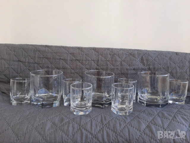 Чаши шестостенни за ракия уиски, снимка 7 - Чаши - 52423992