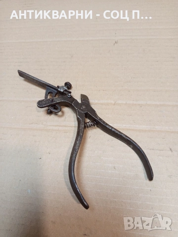 Соц Стари Немски Чапраз Клещи НОМЕР 1641., снимка 3 - Антикварни и старинни предмети - 53699041