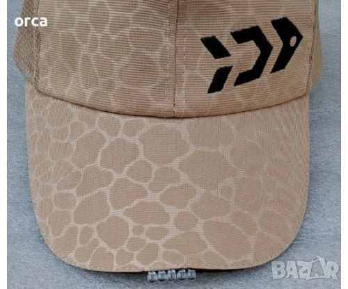 Шапка за риболов Daiwa с 5 LED диода и батерии за нощен риболов, снимка 3 - Екипировка - 55933963