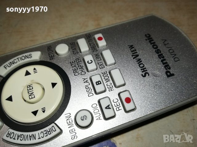 PANASONIC TV VIDEO & DVD-REMOTE-ВНОС SWISS 1110231848, снимка 11 - Дистанционни - 42525636