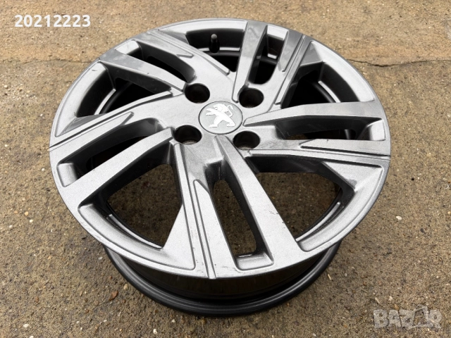 1 брой алуминиева джанта за Peugeot 208  16, снимка 2 - Гуми и джанти - 52698417