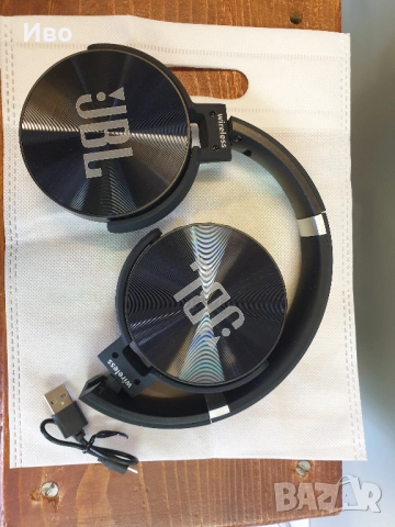 НОВИ! Безжични блутут слушалки / Wireless Everest JB950 JBL / Wireless Stereo Super Bass Headset FM , снимка 6 - Слушалки и портативни колонки - 51995268