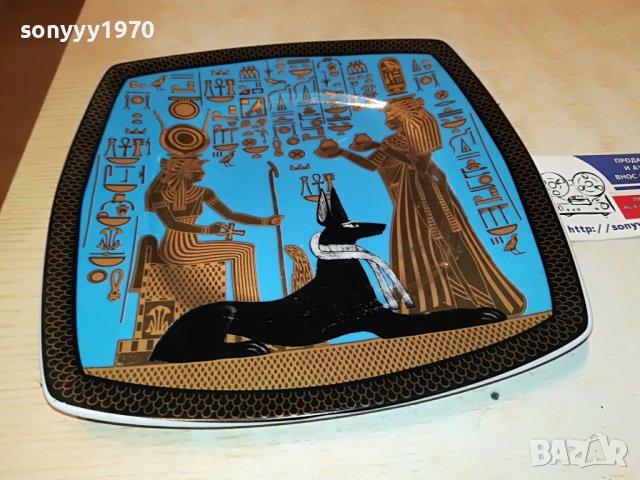 FATHI MAHMOUT MADE IN EGYPT-2-ЧИНИЯ 21СМ-0403231929, снимка 8 - Антикварни и старинни предмети - 39885743