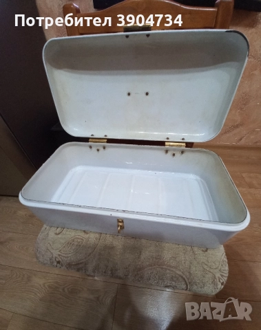 Емайлирана кутия хляб 1920г., снимка 14 - Антикварни и старинни предмети - 52049155