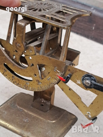 стара пощенска везна антика 23/4, снимка 8 - Антикварни и старинни предмети - 52301126