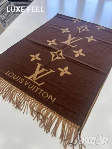 Hermes ✨ Louis Vuitton ✨Кашмир ✨ Дамски Шалове , снимка 12 - Шалове - 56242247