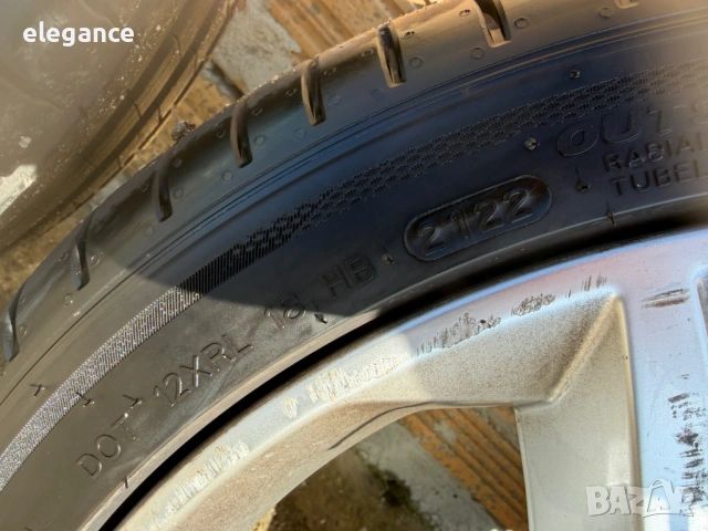 Оригинални алуминиеви джанти с летни гуми за Opel 5x110 18 цола Penta, снимка 7 - Гуми и джанти - 53817363