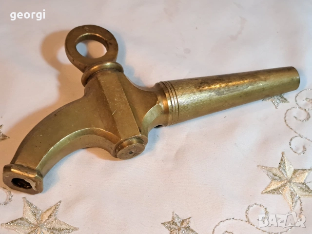 немски бронзов кран канела за буре 34/1, снимка 2 - Антикварни и старинни предмети - 53568333