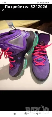 Спортни обувки NIKE LEBRON XIX "CAVE PURPLE" (500) Размер-40 , снимка 4 - Маратонки - 56132031