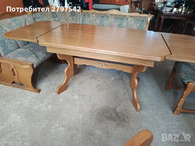Кухненски ъгъл / Ъглова пейка , снимка 8 - Дивани и мека мебел - 55992555