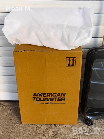 Чисто нов куфар American Tourister 55x40x20 см , снимка 3 - Куфари - 53072184