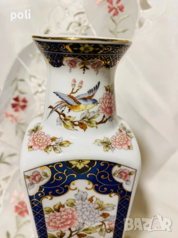 японска порцеланова ваза , снимка 5 - Вази - 50785707