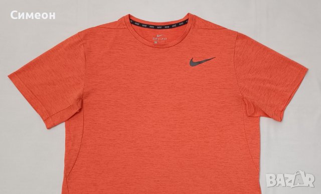 Nike DRI-FIT Breathe оригинална тениска L Найк спортна фланелка фитнес, снимка 2 - Спортни дрехи, екипи - 41120393