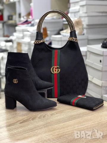 дамски боти gucci burberry louis vuitton, снимка 10 - Дамски боти - 51427595