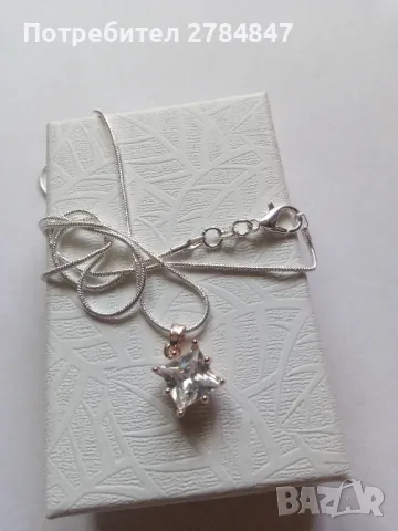 Колие с кристал , снимка 5 - Колиета, медальони, синджири - 47553159