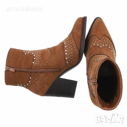 Дамски боти на висок ток, 4цвята , снимка 7 - Дамски боти - 48262721