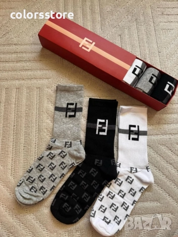 Луксозни ароматизирани чорапи Fendi/IM80k, снимка 3 - Мъжки чорапи - 52386775